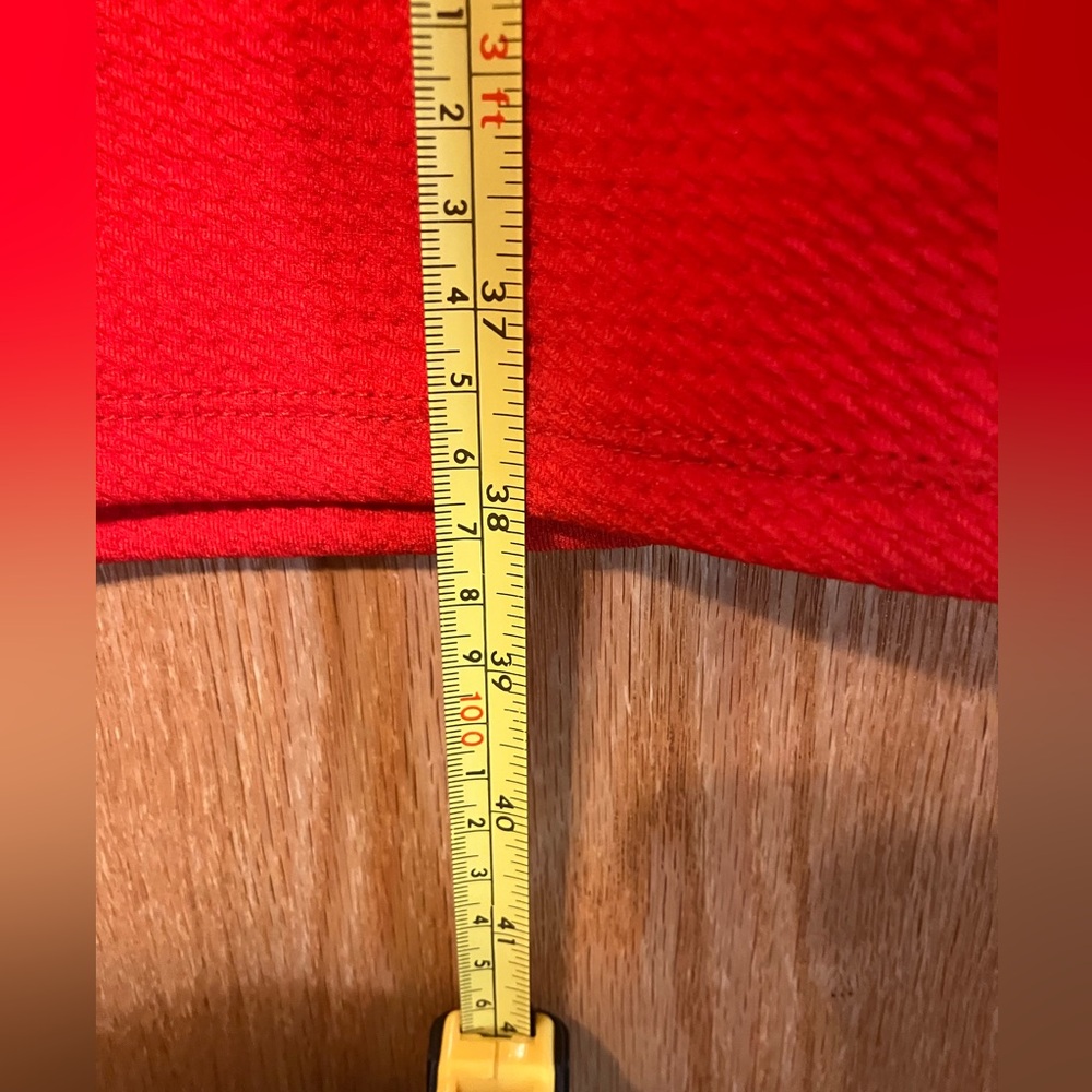 NWT $60 Absolutely Love It!! bright red sleeveless dress with small chest cutout - Picture 15 of 16